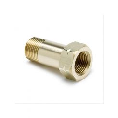 Auto Meter Fitting Adapter 3/8" NPT Male Extension For Auto Gage Mech Temp