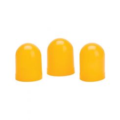 Auto Meter Light Bulb Boots Cover, Yellow, 3 Pack