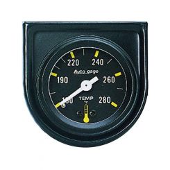 Auto Meter 1-1/2" Water Temp, 100-280 F, Mech, Short Sweep, Auto Gage
