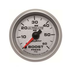 Auto Meter 2-1/16" Boost, 0-60 PSI, Mechanical, Ultra-Lite II