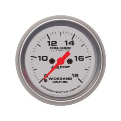 Auto Meter 2-1/16" Wideband Air/Fuel Ratio Analog 8:1-18:1 AFR Ultra-Lite