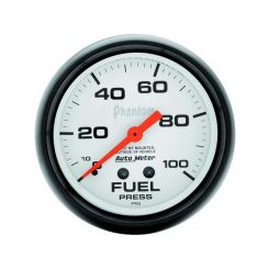 Auto Meter 2-5/8" Fuel Pressure, 0-100 PSI, Mechanical, Phantom