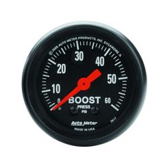Auto Meter 2-1/16" Boost, 0-60 PSI, Mechanical, Z-Series