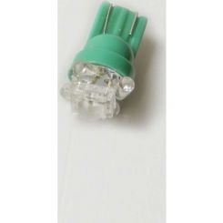 Auto Meter Led Bulb, Replacement, T3 Wedge, Green