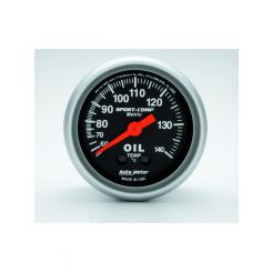 Auto Meter 2-1/16" Oil Temperature, 60-140 C, Mechanical,, Sport-Comp