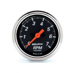 Auto Meter 2-1/16" In-Dash Tachometer, 0-7,000 RPM, Designer Black