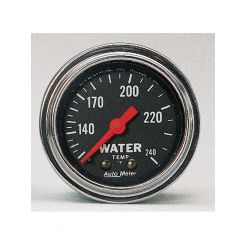 Auto Meter 2-1/16" Water Temp, 120-240 F, Mechanical, Traditional Chrome