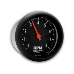 Auto Meter 3-3/8" In-Dash Tachometer, 0-8,000 RPM, Z-Series