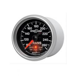 Auto Meter 2-1/16" Transmission Temp, 100-260F, Step Motor, Sport-Comp II