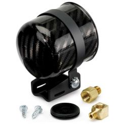 Auto Meter 2-5/8", Pedestal W/ Carbon Fiber Cup, For Mech. Gauge