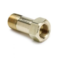 Auto Meter Fitting Adapter 3/8" NPT Male Extension For Mech Temp Gauge