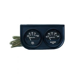 Auto Meter Gauge Console 2-1/16", 100PSI/280 F Blk Dial S/Sweep, Autogage