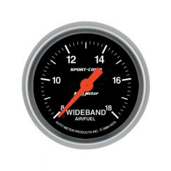 Auto Meter 2-1/16" Wideband Air/Fuel Ratio Analog 8:1-18:1 AFR Sport-Comp