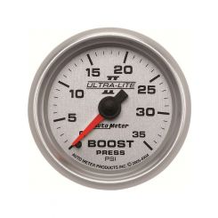 Auto Meter 2-1/16" Boost, 0-35 PSI, Mechanical, Ultra-Lite II