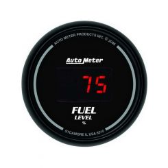 Auto Meter 2-1/16" Fuel Level, Programmable 0-280 , Digital Black