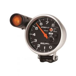 Auto Meter 5" Pedestal Tachometer, 0-8,000 RPM, Sport-Comp