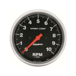 Auto Meter 5" In-Dash Tachometer, 0-10,000 RPM, Sport-Comp