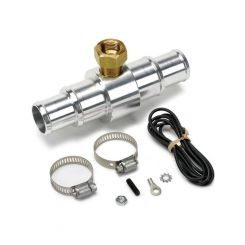Auto Meter Fitting Adapter Radiator Hose 1" - 1.25" 3/8" NPTF Female Alloy