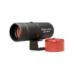 Auto Meter Warning Light Pro Warning Lens/Red Housing/Black 1.62. Diameter