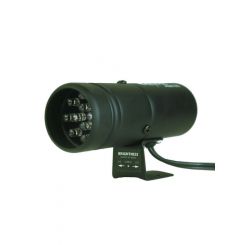 Auto Meter Shift Light, 12 Amber Led, Pedestal, Black, Super-Lite