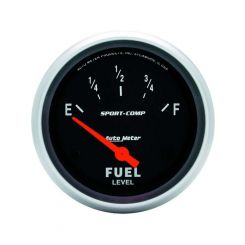 Auto Meter 2-5/8" Fuel Level, 0-30 , Air-Core, GM, SSE, Sport-Comp