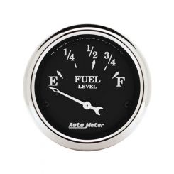 Auto Meter 2-1/16" Fuel Level, 73-10 , Air-Core, Old Tyme Black