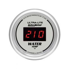 Auto Meter 2-1/16" Water Temperature, 0-340 F, Ultra-Lite Digital