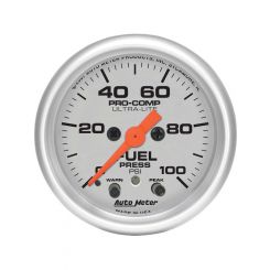 Auto Meter 2-1/16" Fuel Pressure, 0-100 PSI, Stepper Motor, Ultra-Lite