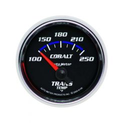 Auto Meter 2-1/16" Transmission Temperature, 100-250 F, Air-Core, Cobalt