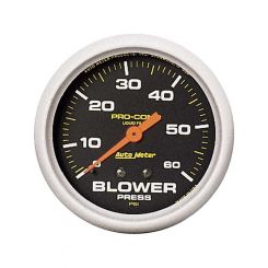 Auto Meter 2-5/8" Blower Pressure, 0-60PSI, Mech, Liquid Filled, Pro-Comp