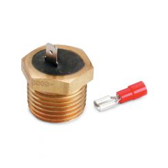 Auto Meter Temp Switch, 220 F, 1/2" NPTF Male, For Pro-Lite Warning Light