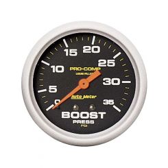 Auto Meter 2-5/8" Boost, 0-35 PSI, Mechanical, Liquid Filled, Pro-Comp