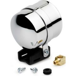 Auto Meter 2-5/8", Pedestal W/ Chrome Cup, For Elec. Gauge