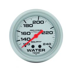 Auto Meter 2-5/8" Water Temperature, 120-240 F, Mechanical, Ultra-Lite