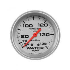 Auto Meter Ultra-Lite Water Temperature Gauge  2-5/8" Mech  60-140C