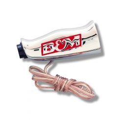 B&M Universal T-Handle Shift Knob with Button Chrome