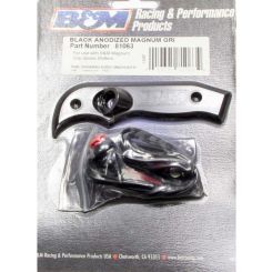 B&M Stealth Magnum Grip w/ Button Actuator for Magnum Grip Shifters