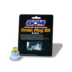 B&M Drain Plug 1/2"-20 Outside Threads 1/8" Npt Plug Kit