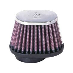 K&N Oval Straight Clamp-On Air Filter