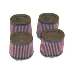 K&N Oval Straight Clamp-On Air Filter