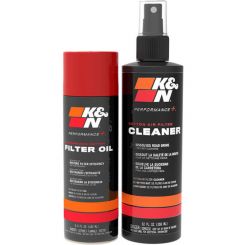 K&N Air Filter Recharger, Cleaner + Aerosol Spray Oil Service Kit