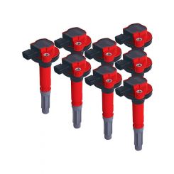 MSD Ignition Coil Msc Ii Epoxy Square Red Ford 5.0L Modular Qty 8