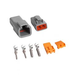 MSD Electrical Wiring Connector Deutsch 12-14 Gauge/2-Pin