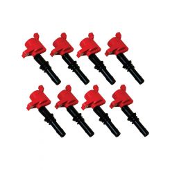 MSD Ignition Coil Blaster Bolt-On Red Ford Lincoln 4.6 5.4L 3V Qty 8
