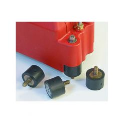MSD Ignition Box Mounts Vibration Mounts Black Rubber Set Of 4