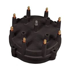 MSD Distributor Cap Male/HEI-Style Black Screw-Down MSD Pro-V8 (MSD-74083)