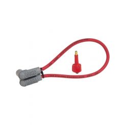 MSD Coil Wire Spiral Core 8.5mm Red Male HEI 90 Boots 18" Long Kit (MSD-84039)