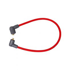 MSD Coil Wire Spiral Core 8.5mm Red Female Socket 90° Boots 18"