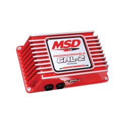 MSD Ignition Box Msd 6Al-2 Digital Cd Programmable With Rev Limiter Red