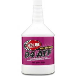 Redline D4 Automatic Transmission Fluid , 1 Quart Bottle [946ml]